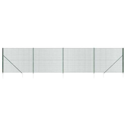 Žičana ograda sa šiljastim držačima zelena 2 x 10 m - Zelena 2 x 10 m 1 Cijena