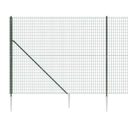 Ograda od žičane mreže sa šiljastim držačima zelena 1,4 x 25 m Cijena