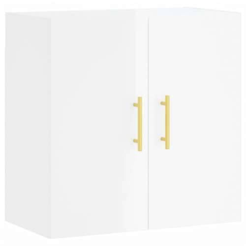 Zidni ormarić visoki sjaj bijeli 60x31x60 cm konstruirano drvo - Visoko sjajno bijela 1 Cijena