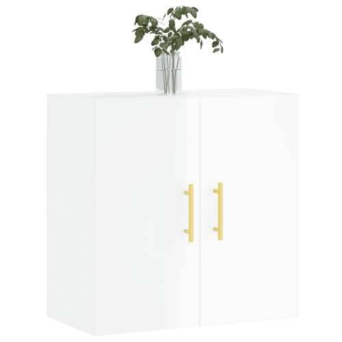 Zidni ormarić visoki sjaj bijeli 60x31x60 cm konstruirano drvo - Visoko sjajno bijela 1 Cijena