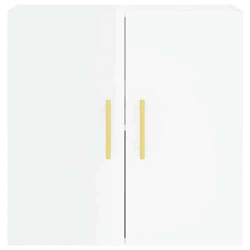 Zidni ormarić visoki sjaj bijeli 60x31x60 cm konstruirano drvo - Visoko sjajno bijela 1 Cijena