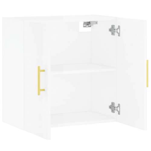 Zidni ormarić visoki sjaj bijeli 60x31x60 cm konstruirano drvo - Visoko sjajno bijela 1 Cijena