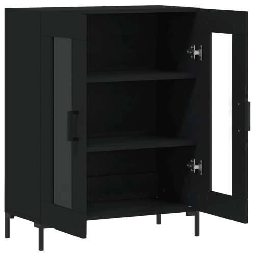 Komoda crna 69,5 x 34 x 90 cm od konstruiranog drva - Crna 1 Cijena