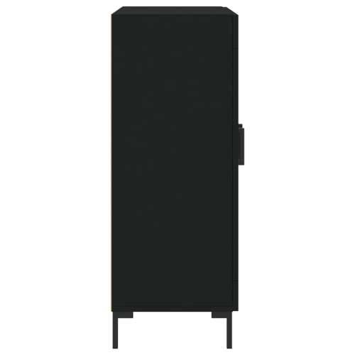 Komoda crna 69,5 x 34 x 90 cm od konstruiranog drva - Crna 1 Cijena