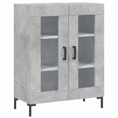 Komoda siva boja betona 69,5x34x90 cm od konstruiranog drva - Beton siva 1 Cijena