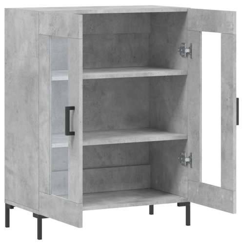 Komoda siva boja betona 69,5x34x90 cm od konstruiranog drva - Beton siva 1 Cijena