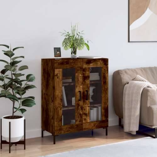 Komoda boja dimljenog hrasta 69,5x34x90 cm konstruirano drvo - Dimljeni hrast 1 Cijena