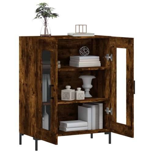 Komoda boja dimljenog hrasta 69,5x34x90 cm konstruirano drvo - Dimljeni hrast 1 Cijena