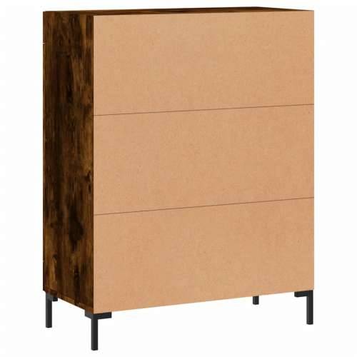 Komoda boja dimljenog hrasta 69,5x34x90 cm konstruirano drvo - Dimljeni hrast 1 Cijena
