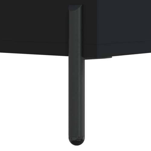 Komoda crna 69,5 x 34 x 90 cm od konstruiranog drva - Crna 1 Cijena