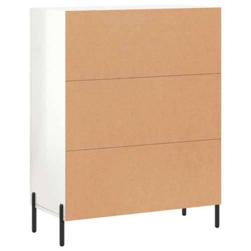 Komoda sjajna bijela 69,5x34x90 cm od konstruiranog drva - Visoko sjajno bijela 1 Cijena