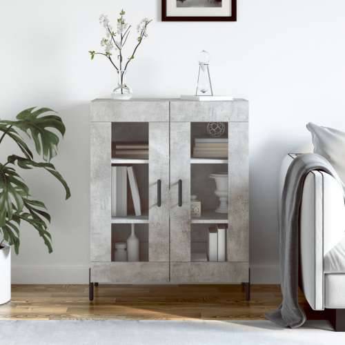 Komoda siva boja betona 69,5x34x90 cm od konstruiranog drva - Beton siva 1 Cijena