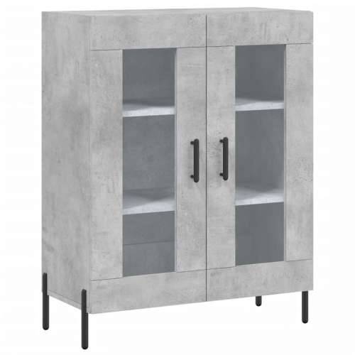 Komoda siva boja betona 69,5x34x90 cm od konstruiranog drva - Beton siva 1 Cijena