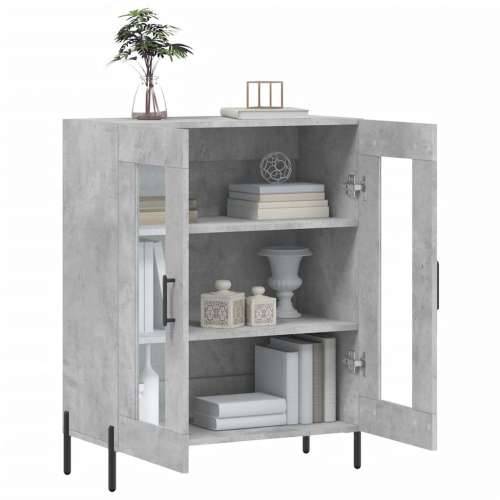 Komoda siva boja betona 69,5x34x90 cm od konstruiranog drva - Beton siva 1 Cijena