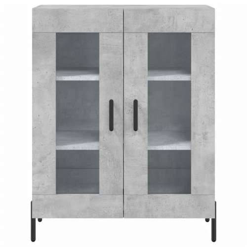 Komoda siva boja betona 69,5x34x90 cm od konstruiranog drva - Beton siva 1 Cijena