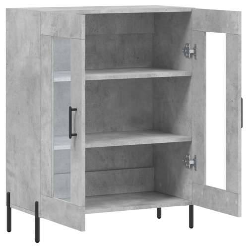 Komoda siva boja betona 69,5x34x90 cm od konstruiranog drva - Beton siva 1 Cijena