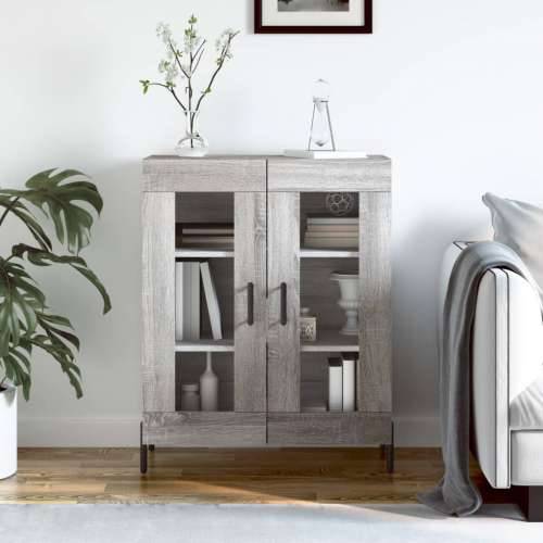 Komoda boja hrasta sonome 69,5 x 34 x 90 cm konstruirano drvo - Sivi hrast sonoma 1 Cijena