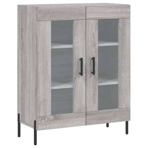 Komoda boja hrasta sonome 69,5 x 34 x 90 cm konstruirano drvo - Sivi hrast sonoma 1 Cijena