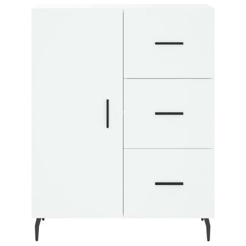 Komoda bijela 69,5x34x90 cm od konstruiranog drva - Bijela 1 Cijena