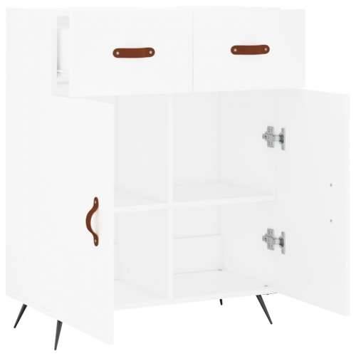 Komoda bijela 69,5x34x90 cm od konstruiranog drva Bijela 1 Cijena