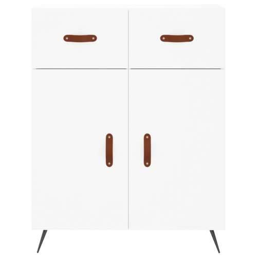 Komoda bijela 69,5x34x90 cm od konstruiranog drva Bijela 1 Cijena