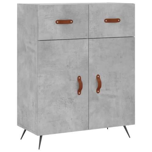 Komoda siva boja betona 69,5x34x90 cm od konstruiranog drva - Beton siva 1 Cijena