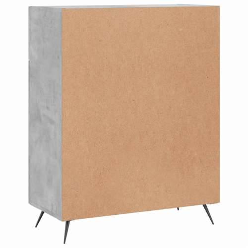 Komoda siva boja betona 69,5x34x90 cm od konstruiranog drva - Beton siva 1 Cijena