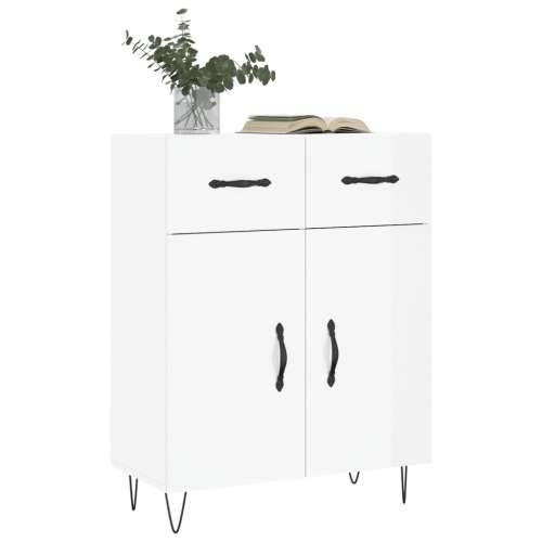 Komoda sjajna bijela 69,5x34x90 cm od konstruiranog drva - Visoko sjajno bijela 1 Cijena