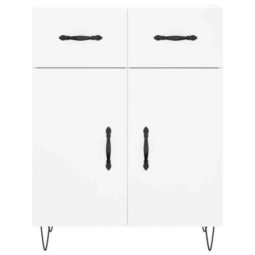 Komoda sjajna bijela 69,5x34x90 cm od konstruiranog drva - Visoko sjajno bijela 1 Cijena