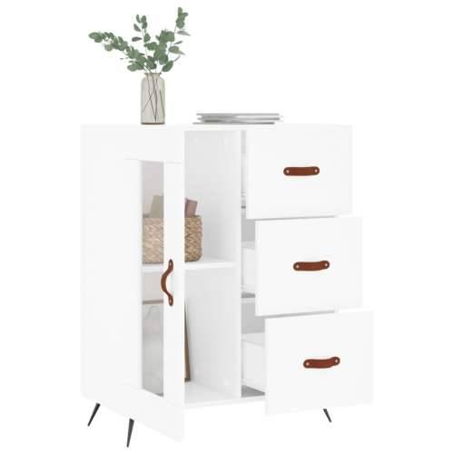 Komoda bijela 69,5x34x90 cm od konstruiranog drva - Bijela 1 Cijena