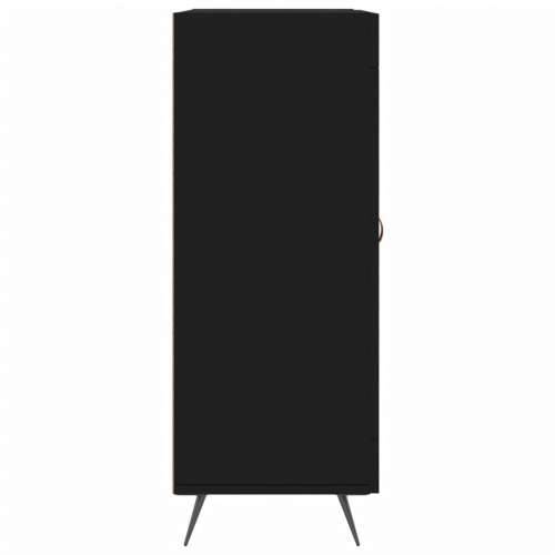 Komoda crna 69,5 x 34 x 90 cm od konstruiranog drva - Crna 1 Cijena