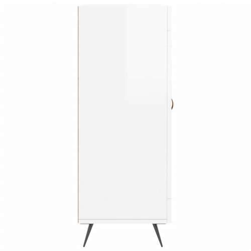 Komoda sjajna bijela 69,5x34x90 cm od konstruiranog drva - Visoko sjajno bijela 1 Cijena