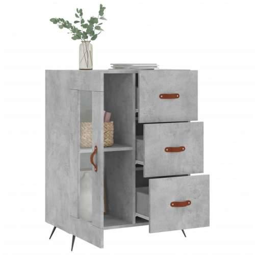 Komoda siva boja betona 69,5x34x90 cm od konstruiranog drva - Beton siva 1 Cijena