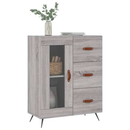 Komoda boja hrasta sonome 69,5 x 34 x 90 cm konstruirano drvo - Sivi hrast sonoma 1 Cijena