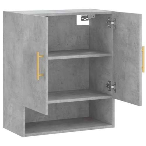 Zidni ormarić boja betona 60 x 31 x 70 cm od konstruiranog drva - Beton siva 1 Cijena