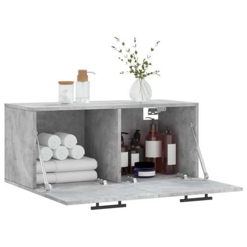 Zidni ormarić boja betona 80x36,5x35 cm od konstruiranog drva - Beton siva 80 x 36.5 x 35 cm 1 Cijena
