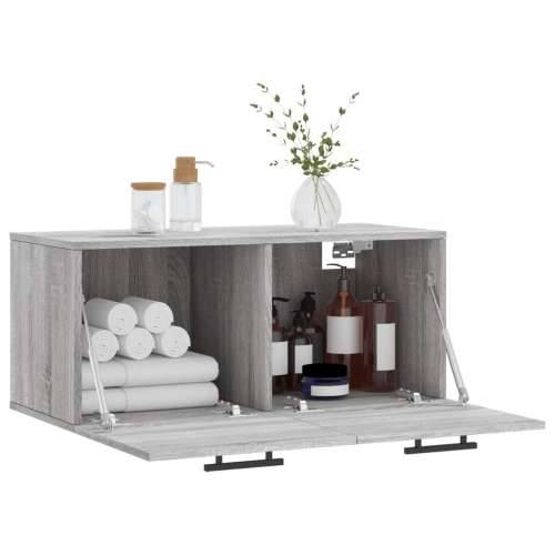 Zidni ormarić boja hrasta sonome 80x36,5x35cm konstruirano drvo - Sivi hrast sonoma 80 x 36.5 x 35 cm 1 Cijena