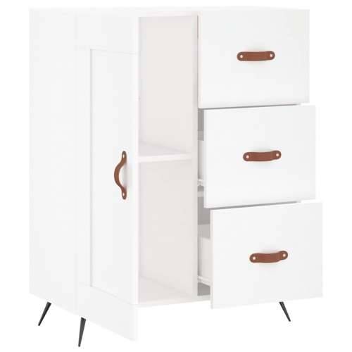 Komoda bijela 69,5x34x90 cm od konstruiranog drva - Bijela 1 Cijena