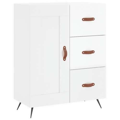 Komoda sjajna bijela 69,5x34x90 cm od konstruiranog drva - Visoko sjajno bijela 1 Cijena