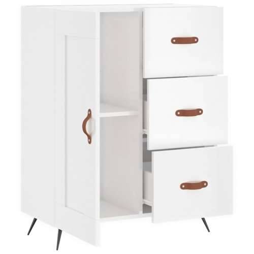 Komoda sjajna bijela 69,5x34x90 cm od konstruiranog drva - Visoko sjajno bijela 1 Cijena