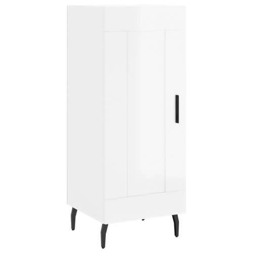 Komoda sjajna bijela 34,5 x 34 x 90 cm od konstruiranog drva - Visoko sjajno bijela 1 Cijena