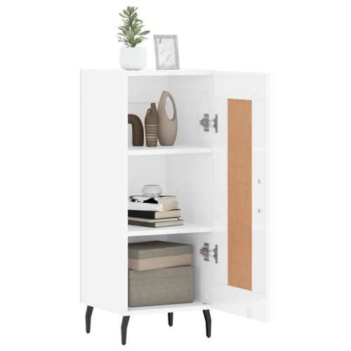 Komoda sjajna bijela 34,5 x 34 x 90 cm od konstruiranog drva - Visoko sjajno bijela 1 Cijena