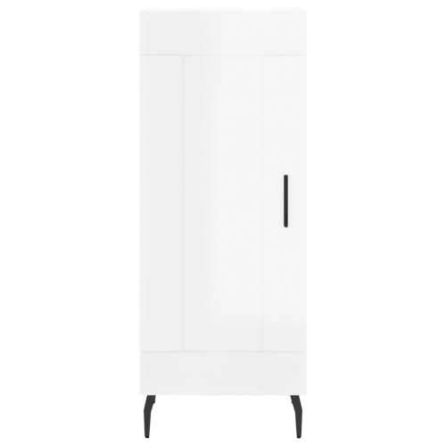 Komoda sjajna bijela 34,5 x 34 x 90 cm od konstruiranog drva - Visoko sjajno bijela 1 Cijena