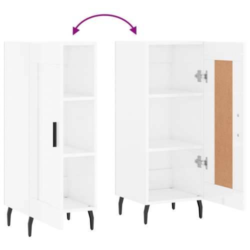 Komoda sjajna bijela 34,5 x 34 x 90 cm od konstruiranog drva - Visoko sjajno bijela 1 Cijena
