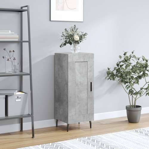 Komoda siva boja betona 34,5x34x90 cm od konstruiranog drva - Beton siva 1 Cijena
