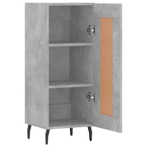 Komoda siva boja betona 34,5x34x90 cm od konstruiranog drva - Beton siva 1 Cijena