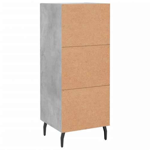 Komoda siva boja betona 34,5x34x90 cm od konstruiranog drva - Beton siva 1 Cijena