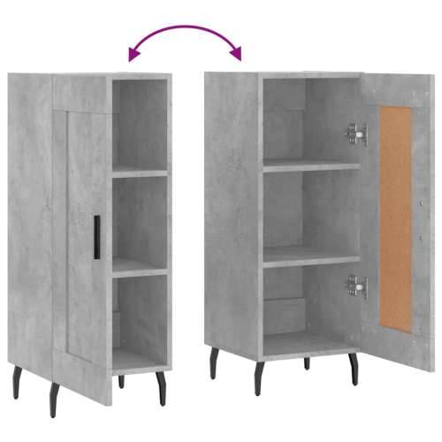 Komoda siva boja betona 34,5x34x90 cm od konstruiranog drva - Beton siva 1 Cijena