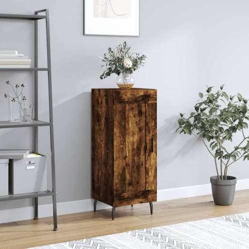 Komoda boja dimljenog hrasta 34,5x34x90 cm konstruirano drvo - Dimljeni hrast 1 Cijena