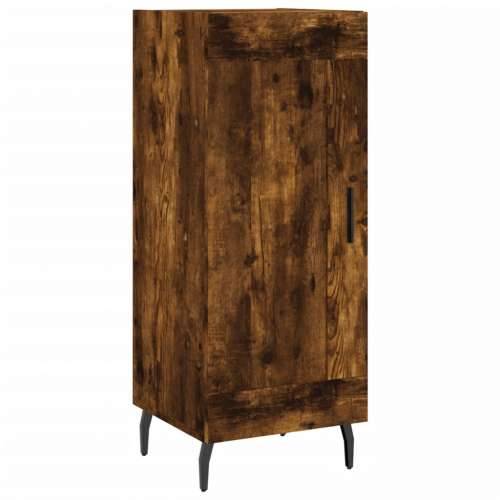 Komoda boja dimljenog hrasta 34,5x34x90 cm konstruirano drvo - Dimljeni hrast 1 Cijena